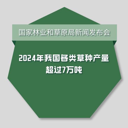 2024年我国各类草种产量超过7万吨